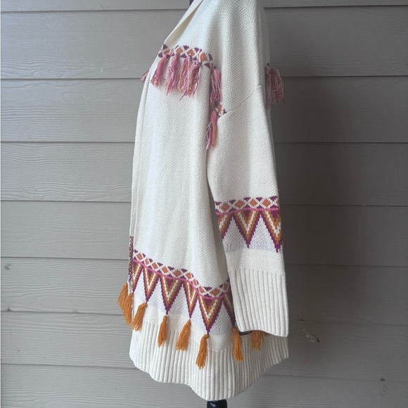 Matilda Jane Women's Gingersnap Open Cream Cardigan, Size S - Picture 4 of 9